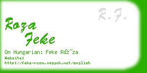 roza feke business card